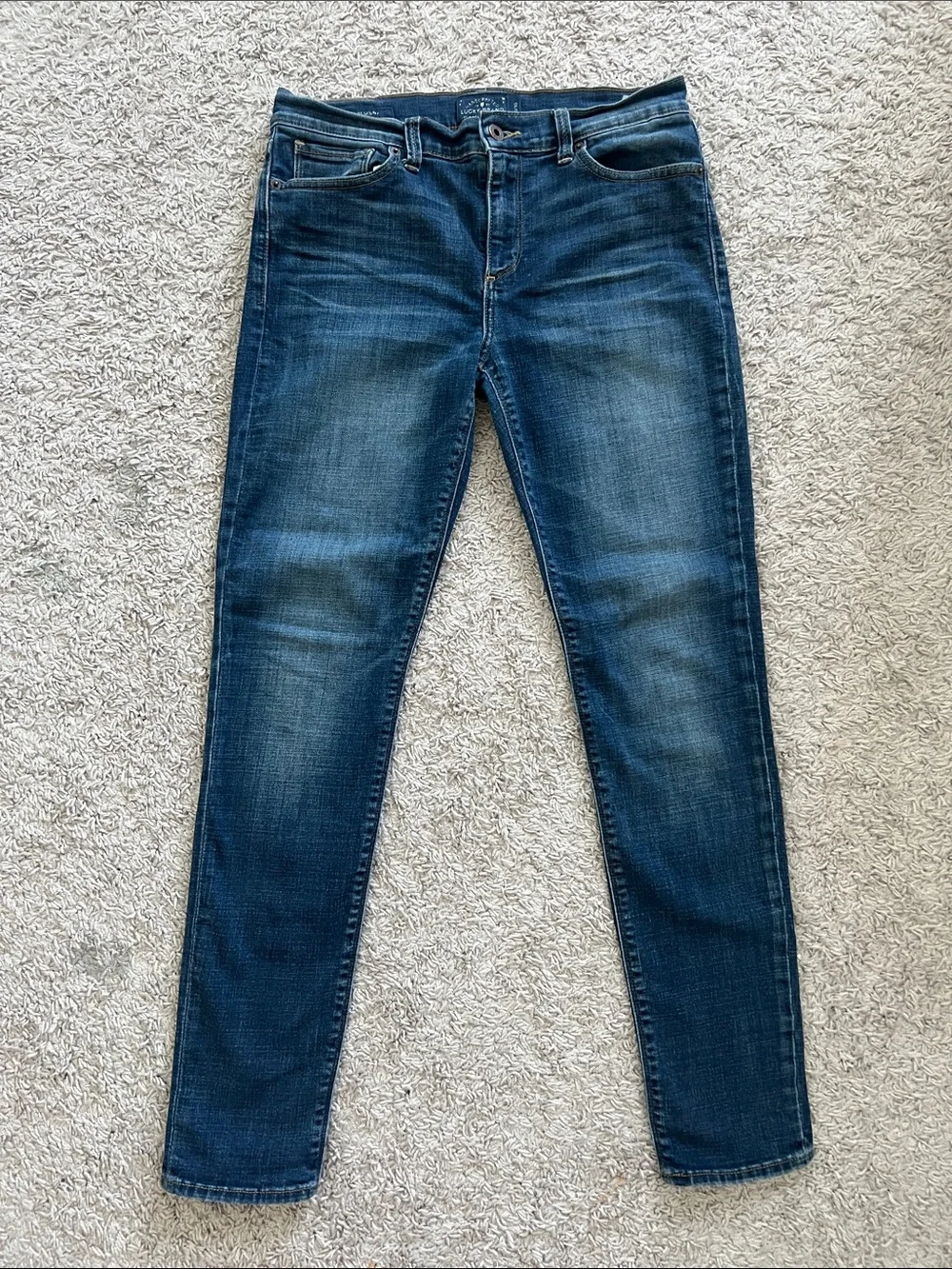 Lucky Brand Indigo Wash Skinny Jeans - Picture 5 of 6